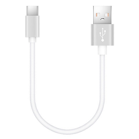 Kabel Type-C Android Universal 20cm S02 für Apple iPad Pro 11 (2022) Weiß