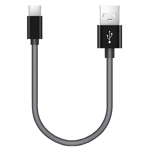 Kabel Type-C Android Universal 20cm S02 für Apple iPhone 15 Pro Schwarz