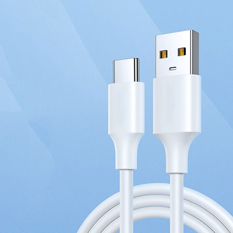 Kabel Type-C Android Universal 3A H03 für Apple iPad Air 5 10.9 (2022) Weiß