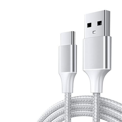 Kabel Type-C Android Universal 3A H04 für Apple iPhone 15 Pro Weiß