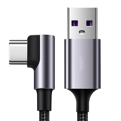 Kabel Type-C Android Universal T07 für Apple iPad Air 5 10.9 (2022) Schwarz