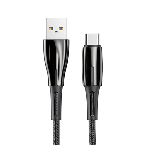 Kabel Type-C Android Universal T12 für Apple iPad Air 5 10.9 (2022) Schwarz