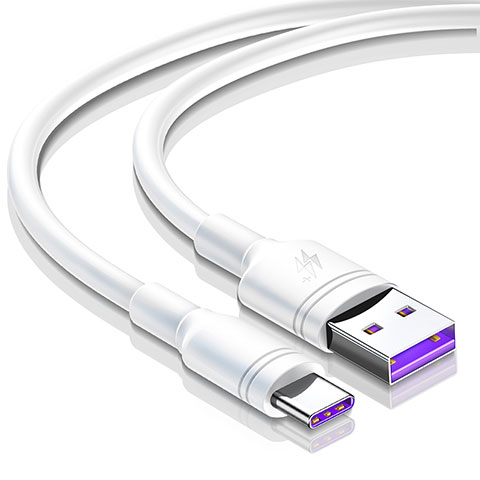 Kabel Type-C Android Universal T15 für Apple iPhone 15 Pro Weiß