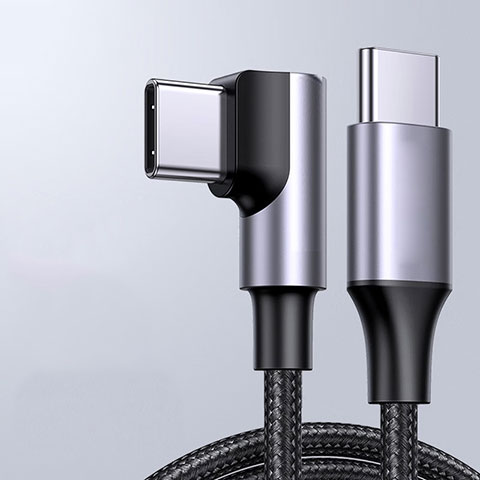 Kabel Type-C USB-C auf Type-C USB-C 60W H01 für Apple iPad Pro 12.9 (2022) Dunkelgrau
