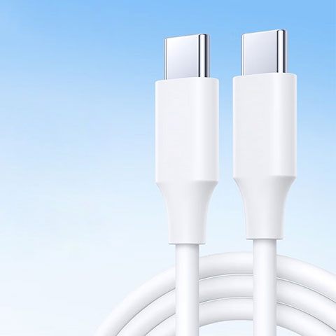 Kabel Type-C USB-C auf Type-C USB-C 60W H04 für Apple iPad Pro 11 (2022) Weiß