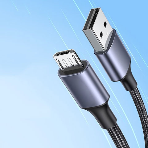 Kabel USB 2.0 Android Universal 2A H03 für Apple iPad Pro 12.9 (2021) Blau