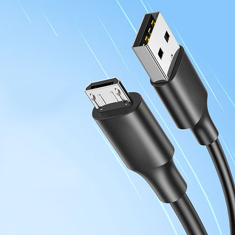 Kabel USB 2.0 Android Universal 2A H03 für Apple iPad Pro 12.9 (2022) Schwarz