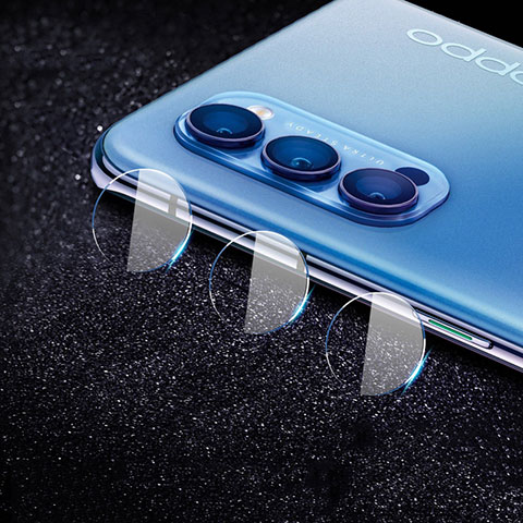 Kameraschutz Gehärtetes Glas Glasfolie Skins zum Aufkleben C02 Panzerglas für Oppo Reno4 5G Klar