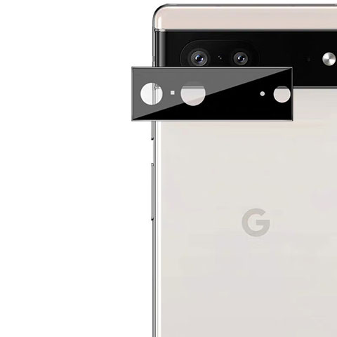 Kameraschutz Gehärtetes Glas Glasfolie Skins zum Aufkleben Panzerglas für Google Pixel 7a 5G Schwarz