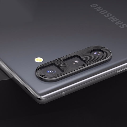 Kameraschutz Gehärtetes Glas Glasfolie Skins zum Aufkleben Panzerglas für Samsung Galaxy Note 10 Schwarz