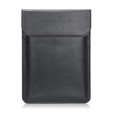 Leder Handy Tasche Sleeve Schutz Hülle L01 für Huawei Honor MagicBook 15 Schwarz