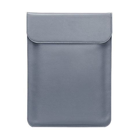 Leder Handy Tasche Sleeve Schutz Hülle L01 für Huawei Honor MagicBook Pro (2020) 16.1 Grau