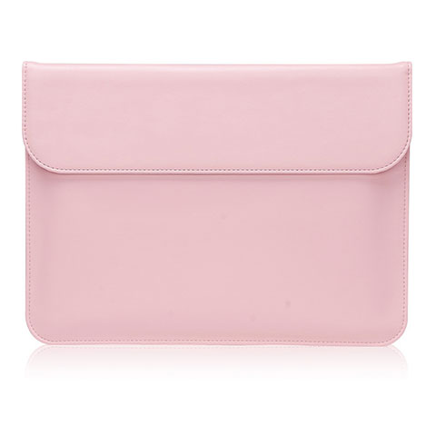 Leder Handy Tasche Sleeve Schutz Hülle L02 für Huawei Honor MagicBook 15 Rosa