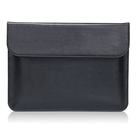 Leder Handy Tasche Sleeve Schutz Hülle L03 für Huawei Matebook X Pro (2020) 13.9 Schwarz