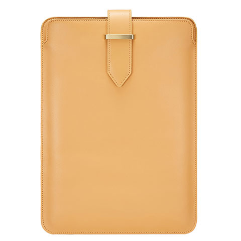 Leder Handy Tasche Sleeve Schutz Hülle L04 für Huawei Matebook 13 (2020) Orange