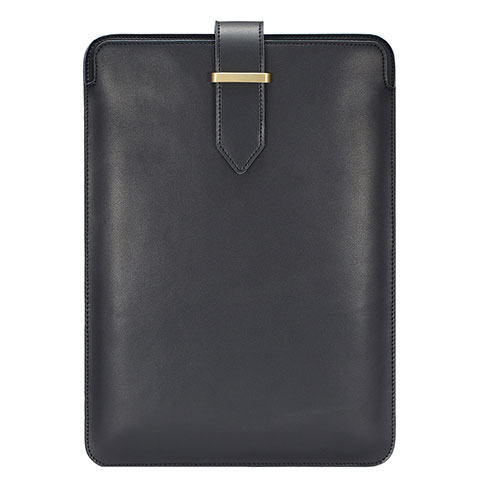 Leder Handy Tasche Sleeve Schutz Hülle L04 für Huawei Matebook 13 (2020) Schwarz