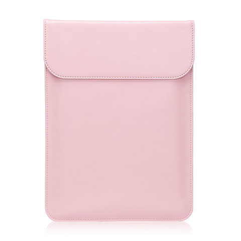 Leder Handy Tasche Sleeve Schutz Hülle L21 für Apple MacBook Pro 15 zoll Rosa