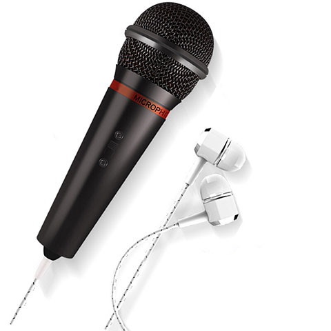 Mini-Stereo-Mikrofon Mic 3.5 mm Klinkenbuchse M05 Schwarz