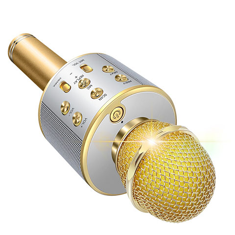 Mini-Stereo-Mikrofon Mic 3.5 mm Klinkenbuchse M06 Gold