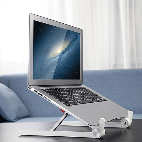 NoteBook Halter Halterung Laptop Ständer Universal K13 für Apple MacBook Air 13 zoll Silber