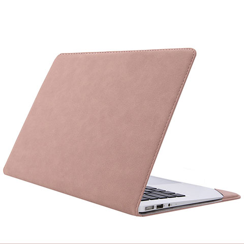 Samt Handy Tasche Schutz Hülle L01 für Huawei Honor MagicBook 14 Rosa