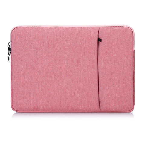 Samt Handy Tasche Schutz Hülle L04 für Huawei Honor MagicBook 15 Rosa