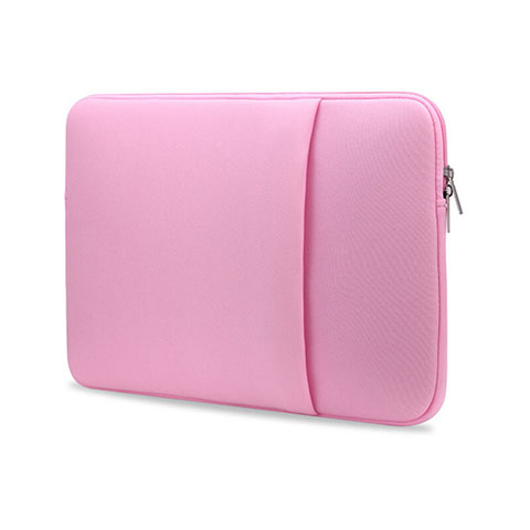 Samt Handy Tasche Schutz Hülle L05 für Huawei Honor MagicBook 14 Rosa