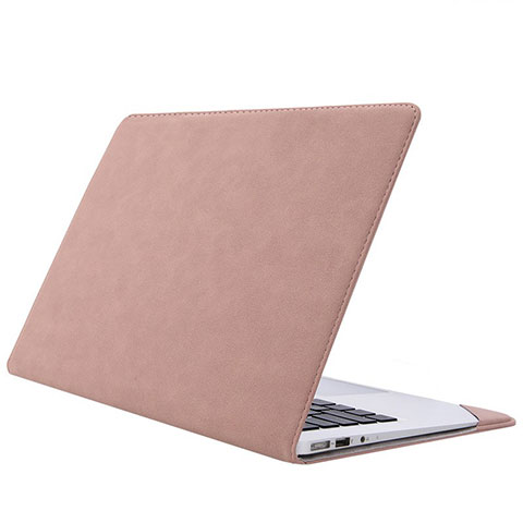 Samt Handy Tasche Schutz Hülle S01 für Huawei Matebook X Pro (2020) 13.9 Rosa