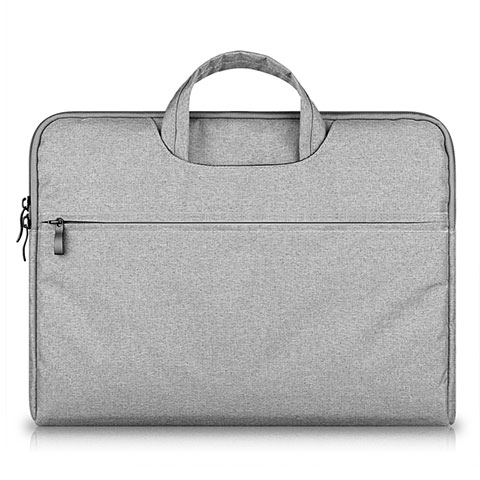 Samt Handy Tasche Schutz Hülle S03 für Samsung Galaxy Book Flex 13.3 NP930QCG Grau