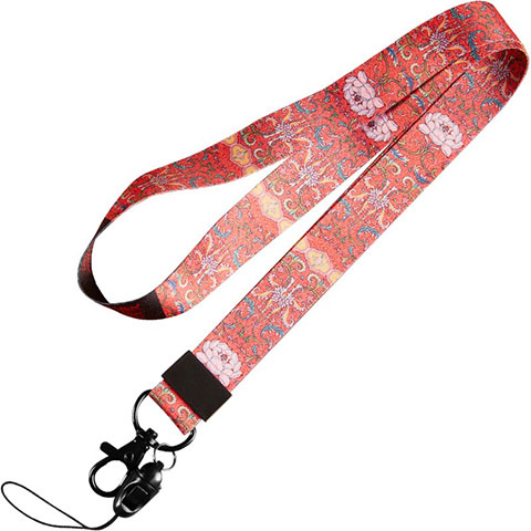 Schlüsselband Schlüsselbänder Umhängeband Lanyard N02 Rot