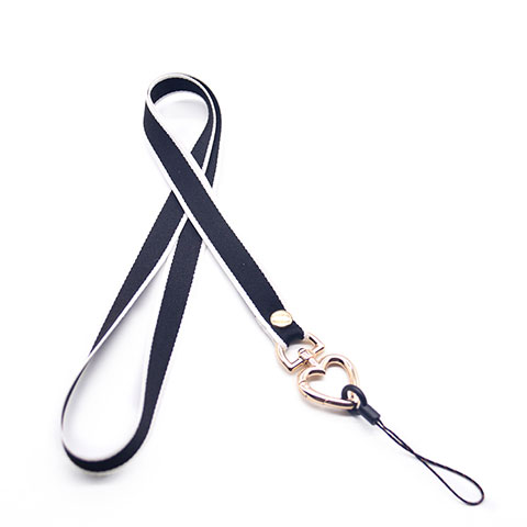 Schlüsselband Schlüsselbänder Umhängeband Lanyard N06 Schwarz