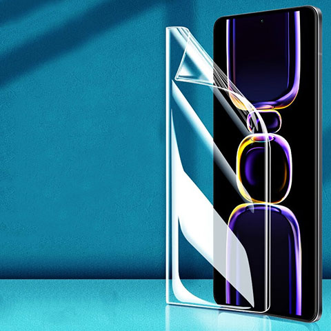 Schutzfolie Displayschutzfolie Panzerfolie Flexibilität Weich Skins zum Aufkleben Full Coverage F01 für Xiaomi Redmi K60E 5G Klar