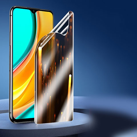 Schutzfolie Displayschutzfolie Panzerfolie Flexibilität Weich Skins zum Aufkleben Full Coverage Privacy A01 für Xiaomi Redmi 9T 4G Klar