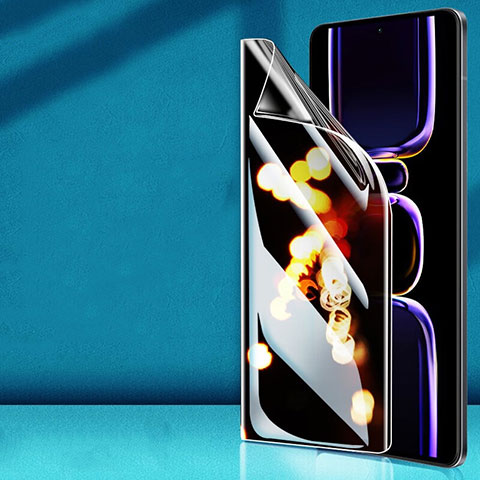 Schutzfolie Displayschutzfolie Panzerfolie Flexibilität Weich Skins zum Aufkleben Full Coverage Privacy A01 für Xiaomi Redmi K60E 5G Klar