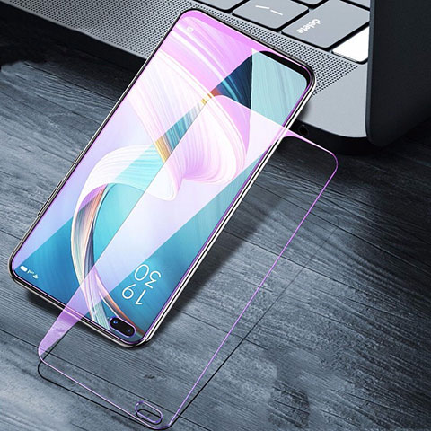 Schutzfolie Displayschutzfolie Panzerfolie Gehärtetes Glas Glasfolie Anti Blue Ray Skins zum Aufkleben Panzerglas B01 für Oppo Reno4 Z 5G Klar