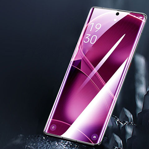 Schutzfolie Displayschutzfolie Panzerfolie Gehärtetes Glas Glasfolie Anti Blue Ray Skins zum Aufkleben Panzerglas B02 für Oppo Find X6 5G Klar