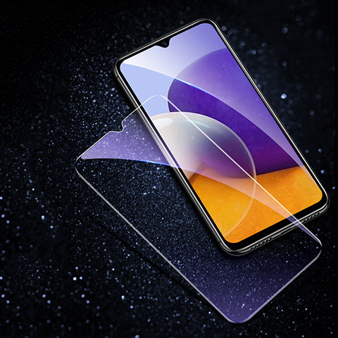 Schutzfolie Displayschutzfolie Panzerfolie Gehärtetes Glas Glasfolie Anti Blue Ray Skins zum Aufkleben Panzerglas B04 für Samsung Galaxy A02 Klar