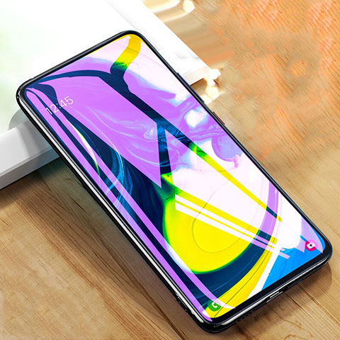 Schutzfolie Displayschutzfolie Panzerfolie Gehärtetes Glas Glasfolie Anti Blue Ray Skins zum Aufkleben Panzerglas für Samsung Galaxy A80 Klar