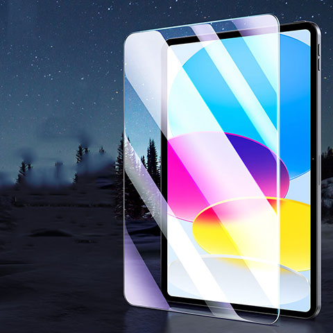 Schutzfolie Displayschutzfolie Panzerfolie Gehärtetes Glas Glasfolie Anti Blue Ray Skins zum Aufkleben Panzerglas Z02 für Apple iPad 10.9 (2022) Klar