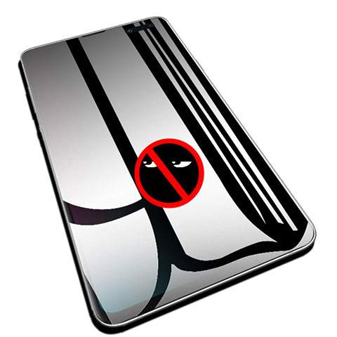 Schutzfolie Displayschutzfolie Panzerfolie Gehärtetes Glas Glasfolie Privacy Skins zum Aufkleben Panzerglas für Samsung Galaxy S10 5G SM-G977B Klar