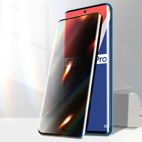 Schutzfolie Displayschutzfolie Panzerfolie Gehärtetes Glas Glasfolie Privacy Skins zum Aufkleben Panzerglas für Vivo iQOO 8 Pro 5G Klar