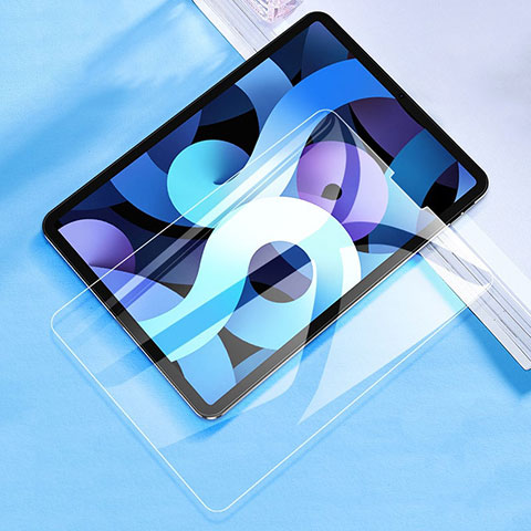 Schutzfolie Displayschutzfolie Panzerfolie Gehärtetes Glas Glasfolie Skins zum Aufkleben Panzerglas T01 für Apple New iPad Air 10.9 (2020) Klar