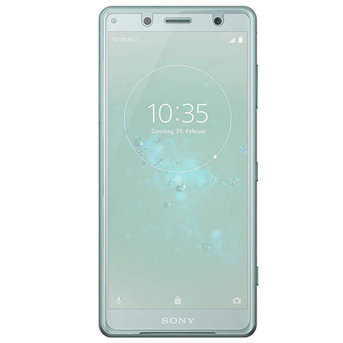 Schutzfolie Displayschutzfolie Panzerfolie Gehärtetes Glas Glasfolie Skins zum Aufkleben Panzerglas T01 für Sony Xperia XZ2 Compact Klar