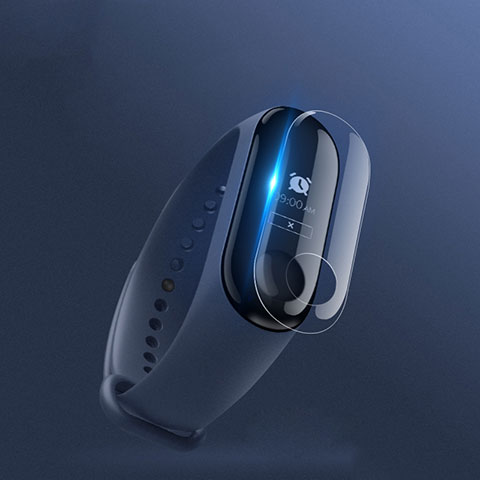 Schutzfolie Displayschutzfolie Panzerfolie Gehärtetes Glas Glasfolie Skins zum Aufkleben Panzerglas T01 für Xiaomi Mi Band 3 Klar