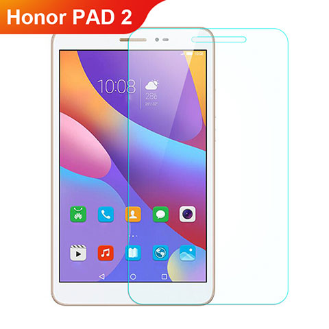 Schutzfolie Displayschutzfolie Panzerfolie Gehärtetes Glas Glasfolie Skins zum Aufkleben Panzerglas T02 für Huawei Honor Pad 2 Klar