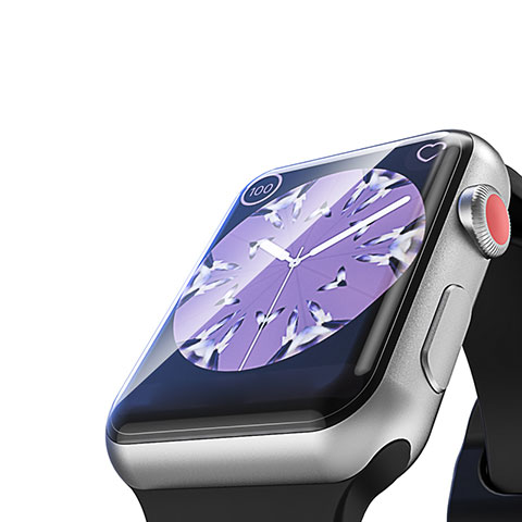 Schutzfolie Displayschutzfolie Panzerfolie Gehärtetes Glas Glasfolie Skins zum Aufkleben Panzerglas T03 für Apple iWatch 4 40mm Klar