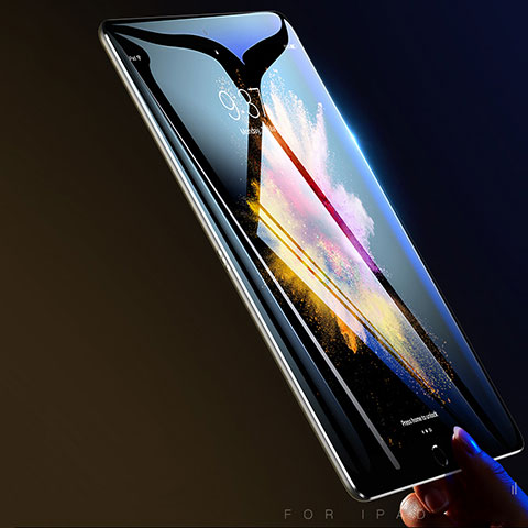 Schutzfolie Displayschutzfolie Panzerfolie Gehärtetes Glas Glasfolie Skins zum Aufkleben Panzerglas T03 für Apple New iPad 9.7 (2017) Klar