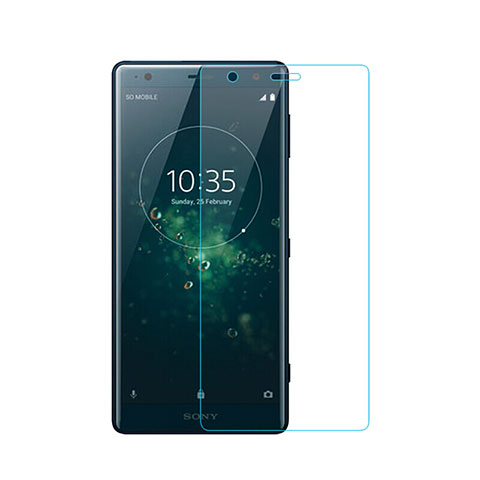 Schutzfolie Displayschutzfolie Panzerfolie Gehärtetes Glas Glasfolie Skins zum Aufkleben Panzerglas T03 für Sony Xperia XZ2 Klar