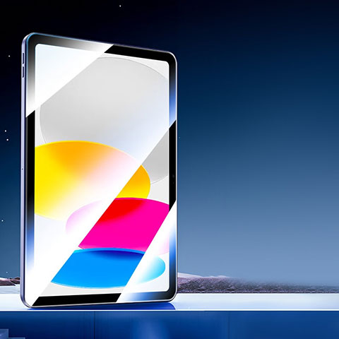 Schutzfolie Displayschutzfolie Panzerfolie Gehärtetes Glas Glasfolie Skins zum Aufkleben Panzerglas Z06 für Apple iPad 10.9 (2022) Klar