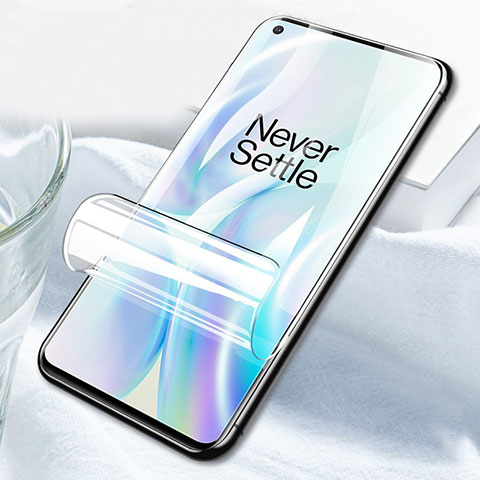 Schutzfolie Displayschutzfolie Panzerfolie Skins zum Aufkleben Full Coverage F03 für OnePlus 8 Klar